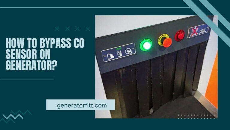 How To Bypass CO Sensor on Generator? (Guide) of 2023