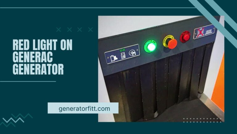 The Red Light on Generac Generator: (Ultimate Guide) Of 2023