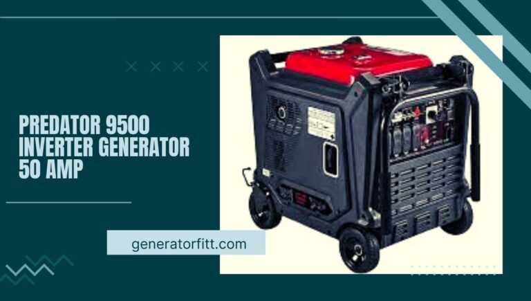 Predator 9500 Inverter Generator 50 AMP