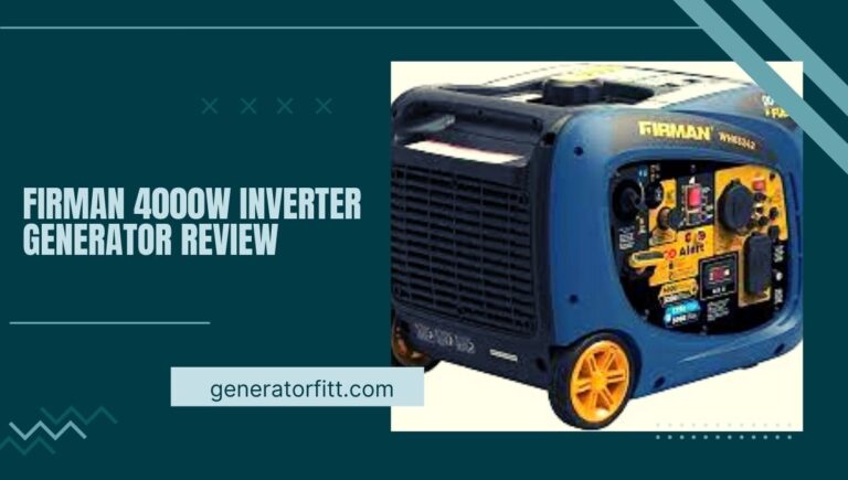 Firman 4000w Inverter Generator Review