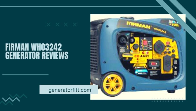 Firman wh03242 Generator Reviews