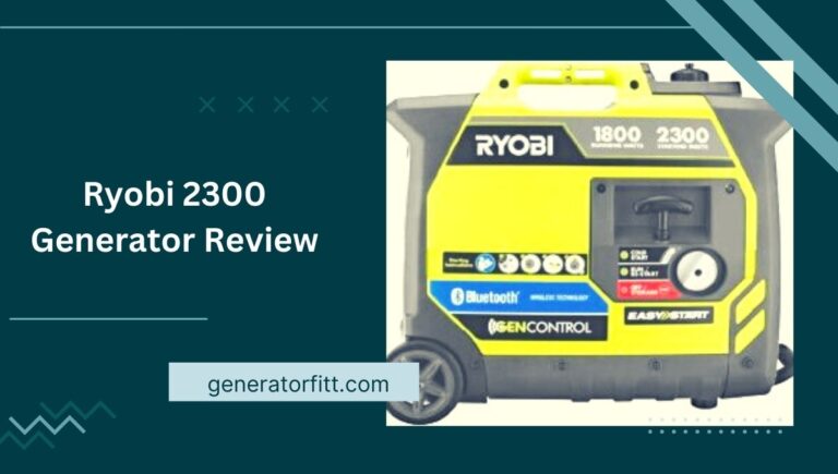 Ryobi 2300 Generator Review