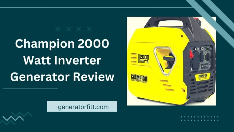 Champion 2000 Watt Inverter Generator Review: In 2023
