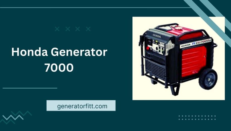 Best Honda Generator 7000 Watt Review – Buyer’s Guide In 2023