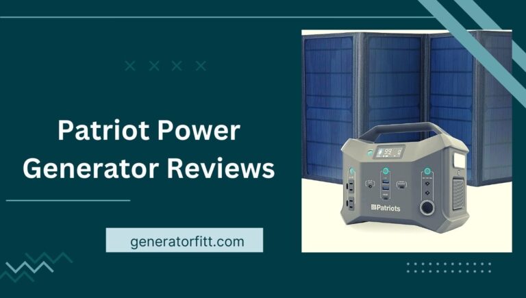 Top 4 Patriot Power Generator Reviews (Buying Guide) In 2023