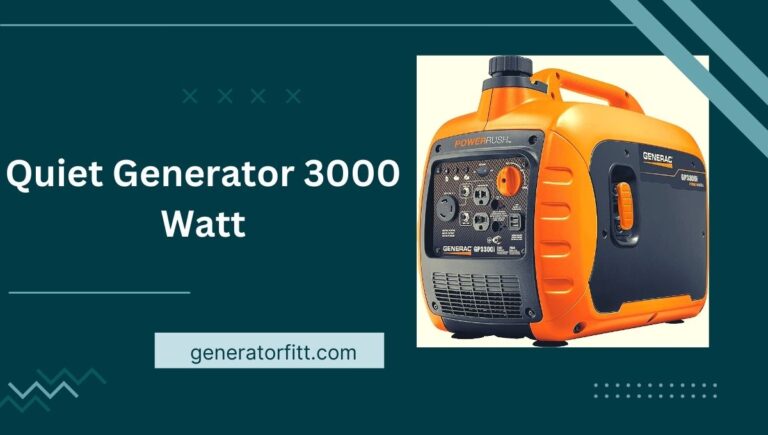 9 Best Quiet Generator 3000 Watt (Buyer’s Guide) In 2023
