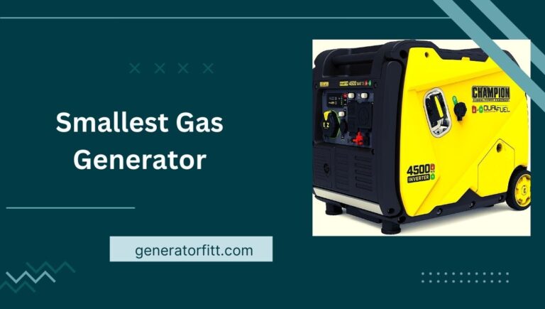 12 Best Smallest Gas Generators (Buying Guide) Of 2023