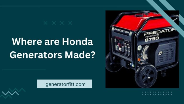 Where are Honda Generators Made? (Guide) In 2023