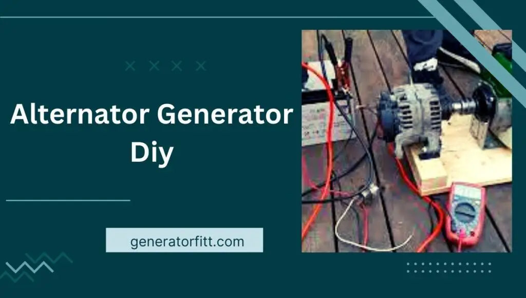 Alternator Generator Diy