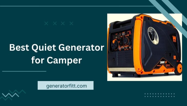5 Best Quiet Generator for Camper (Buying Guide) of 2023
