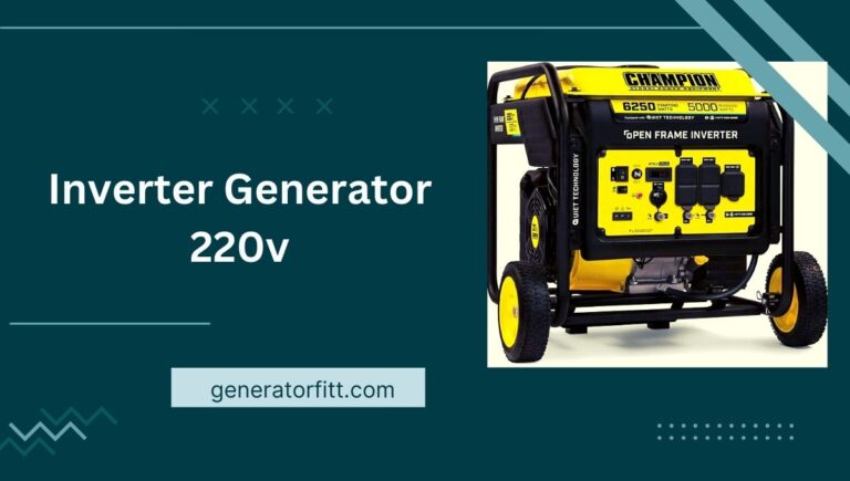 Inverter Generator 220v